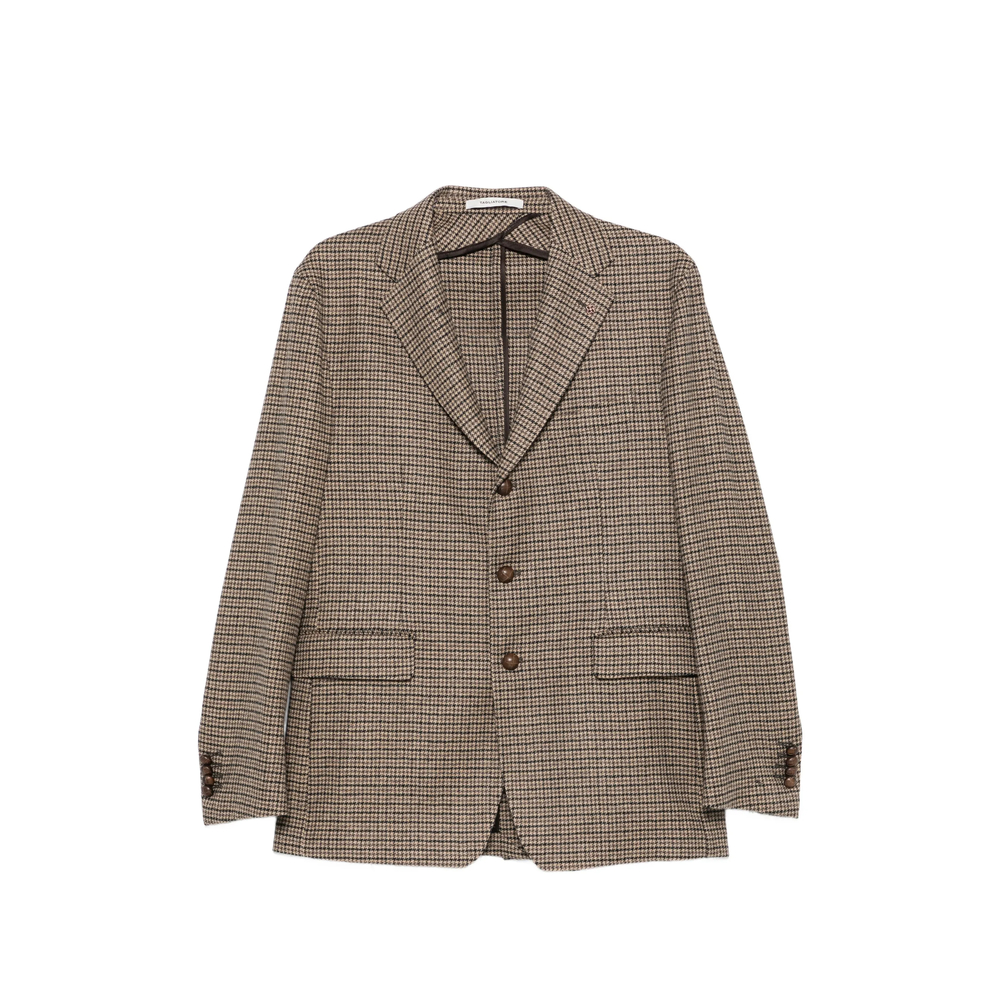 Tagliatore Houndstooth-pattern Single-breasted Blazer