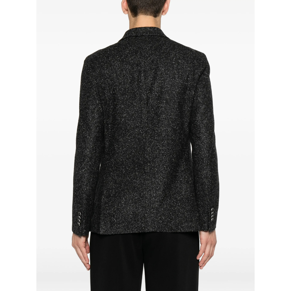 Double-Breasted Bouclé Jacket