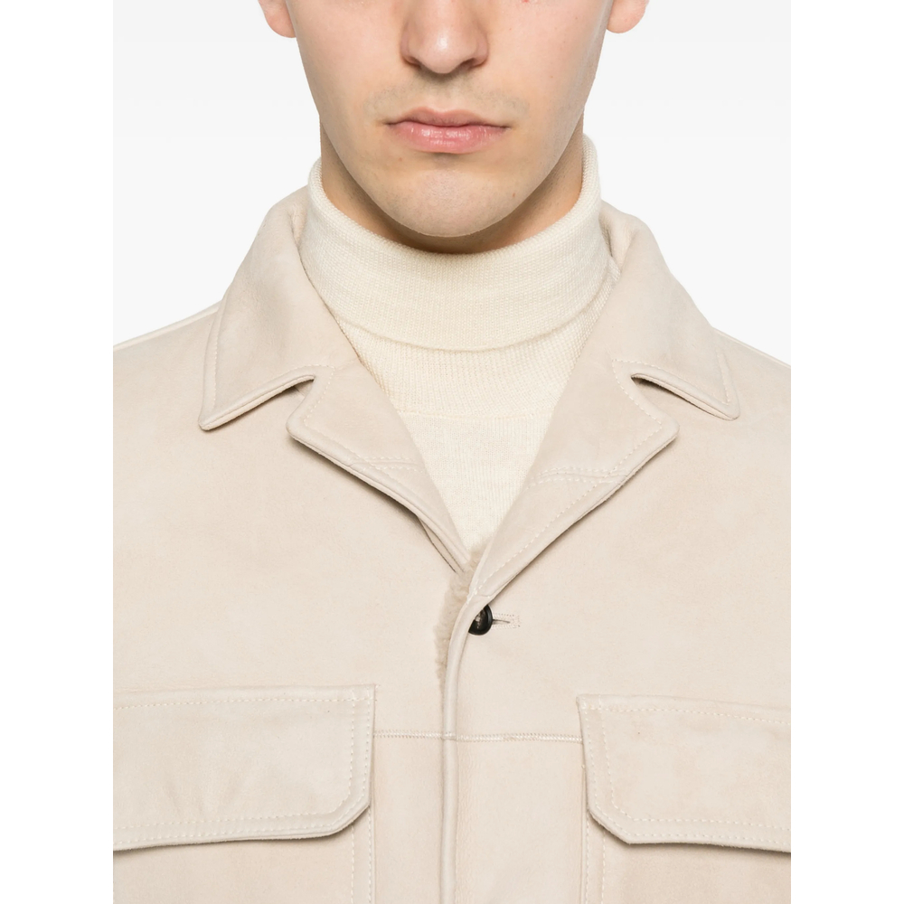 Button-Up Chest-Pocket Jacket