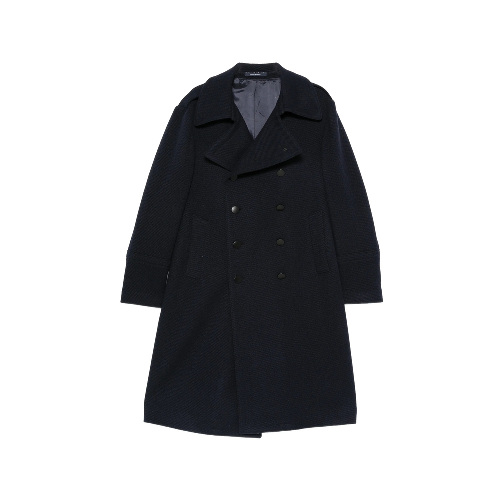 Tagliatore Double-breasted Twill-weave Coat