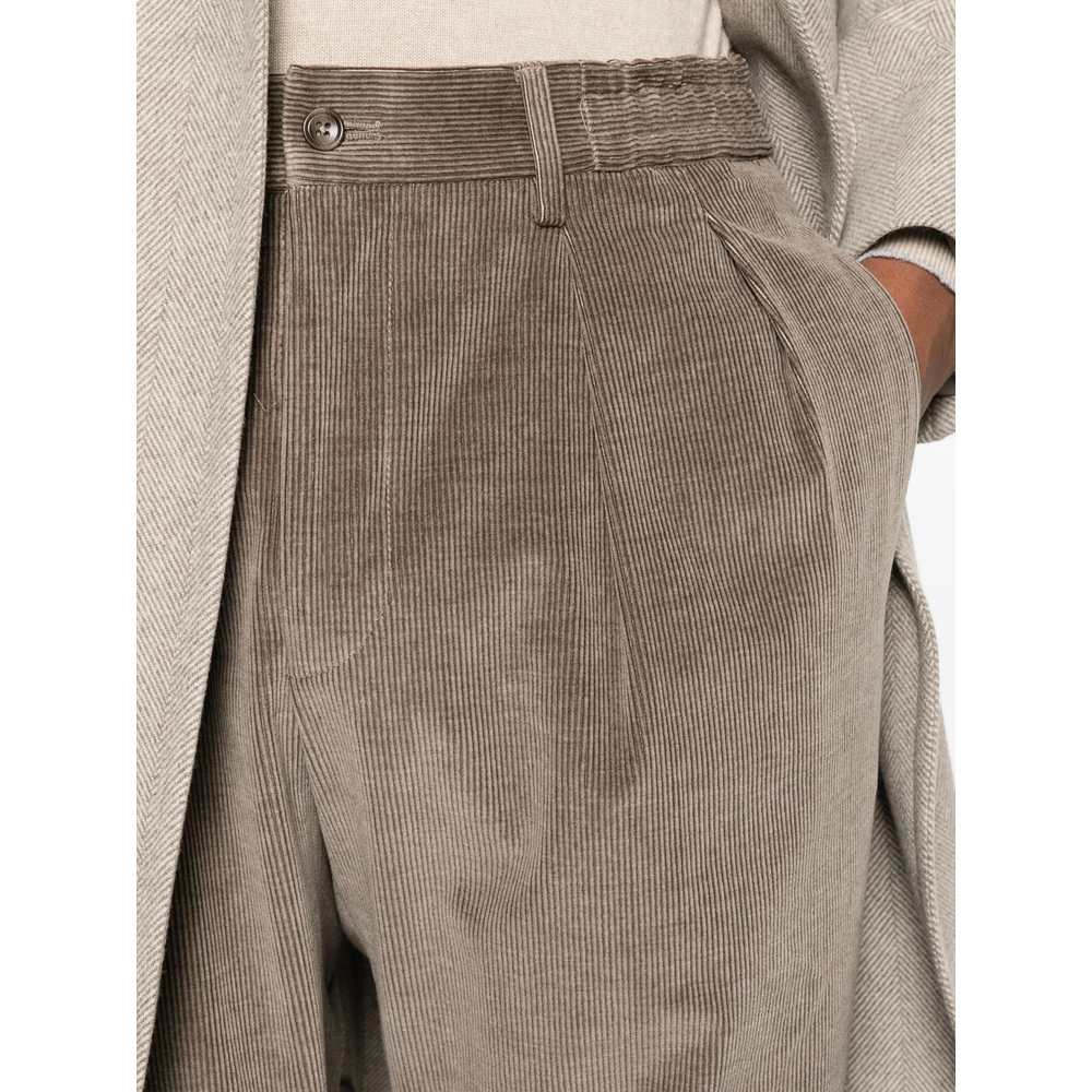 Pleated Corduroy