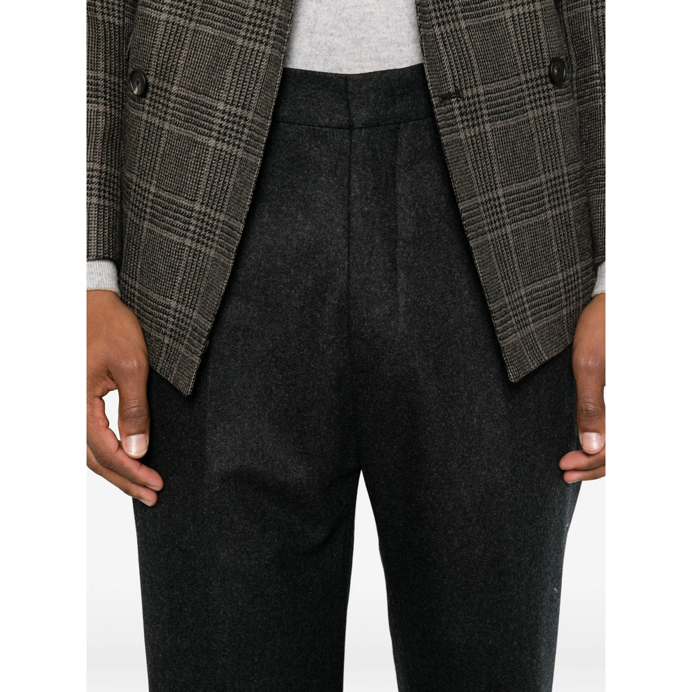 Pressed-Crease Tailored Trousers