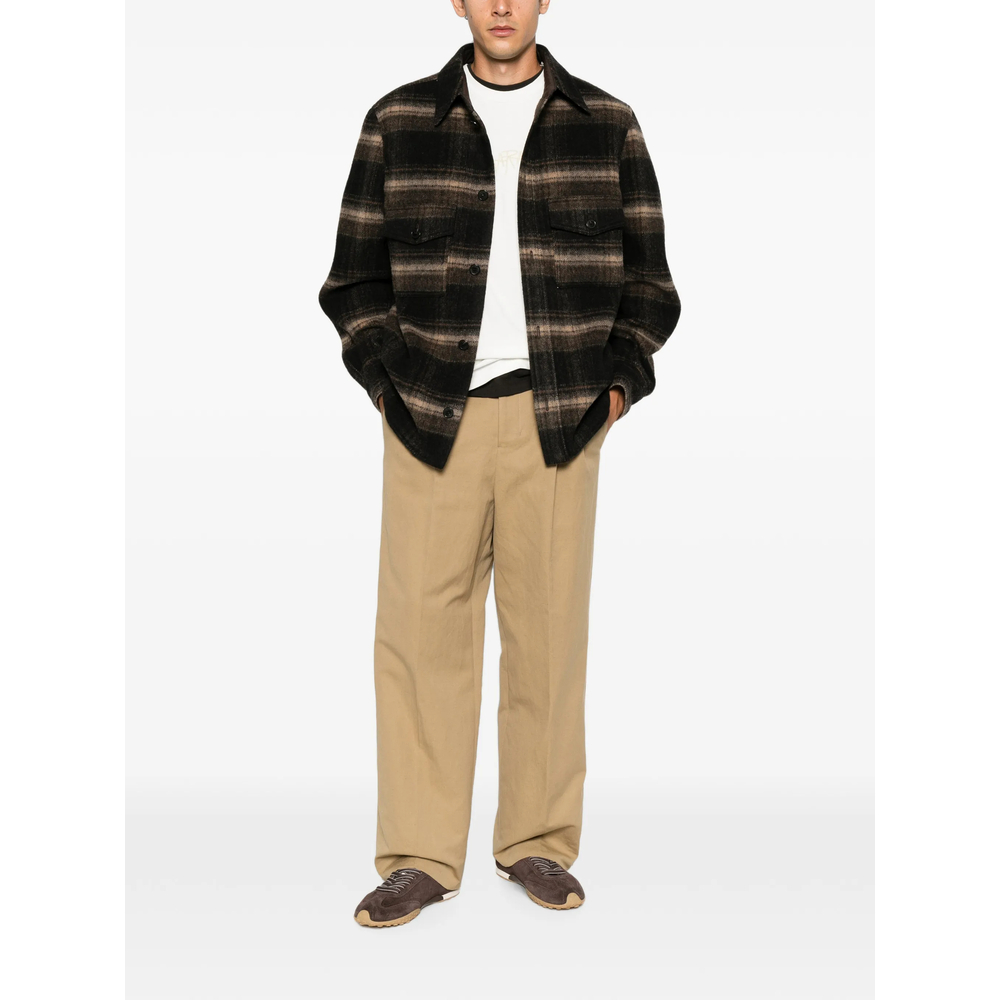 Kervon Check Wool-Blend Overshirt