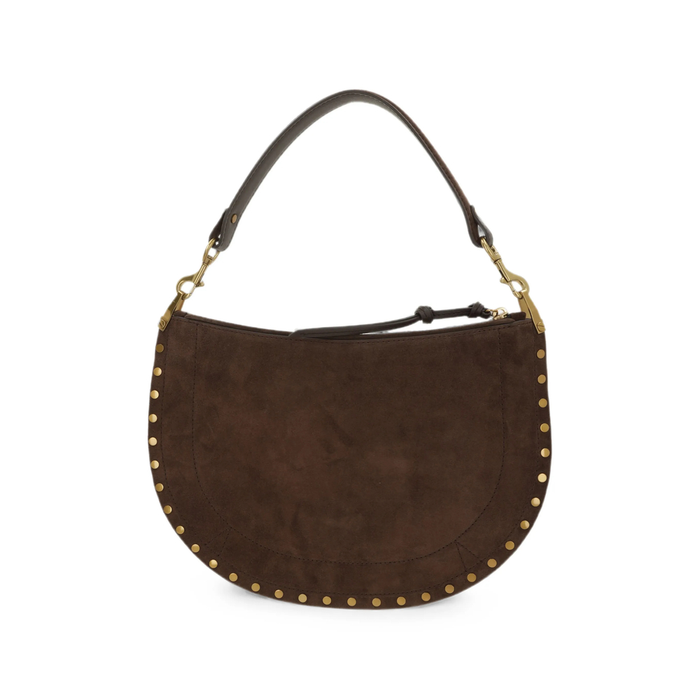 Oskan Soft Zip Bag In Suede Leather