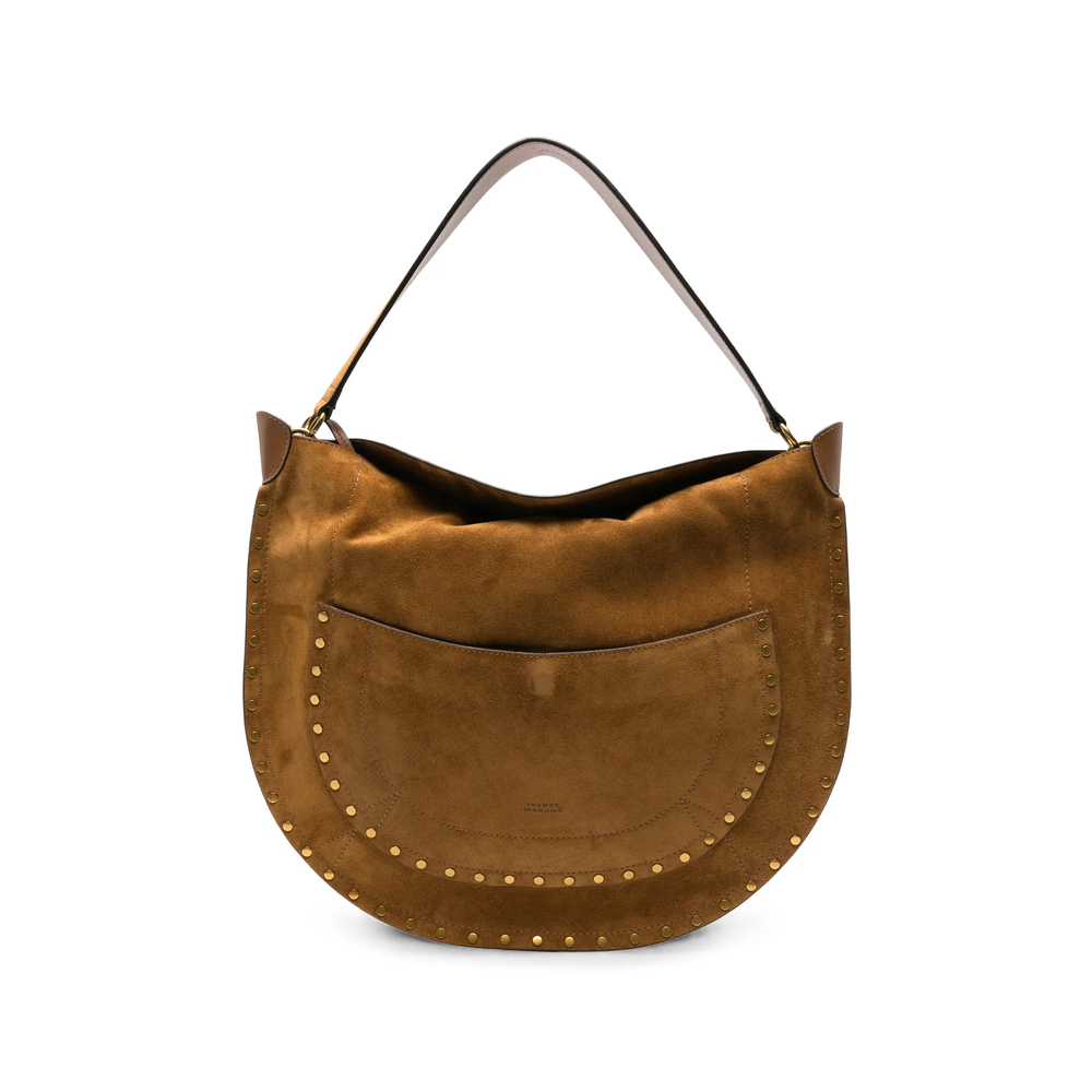 Isabel Marant Studded Suede Shoulder Bag