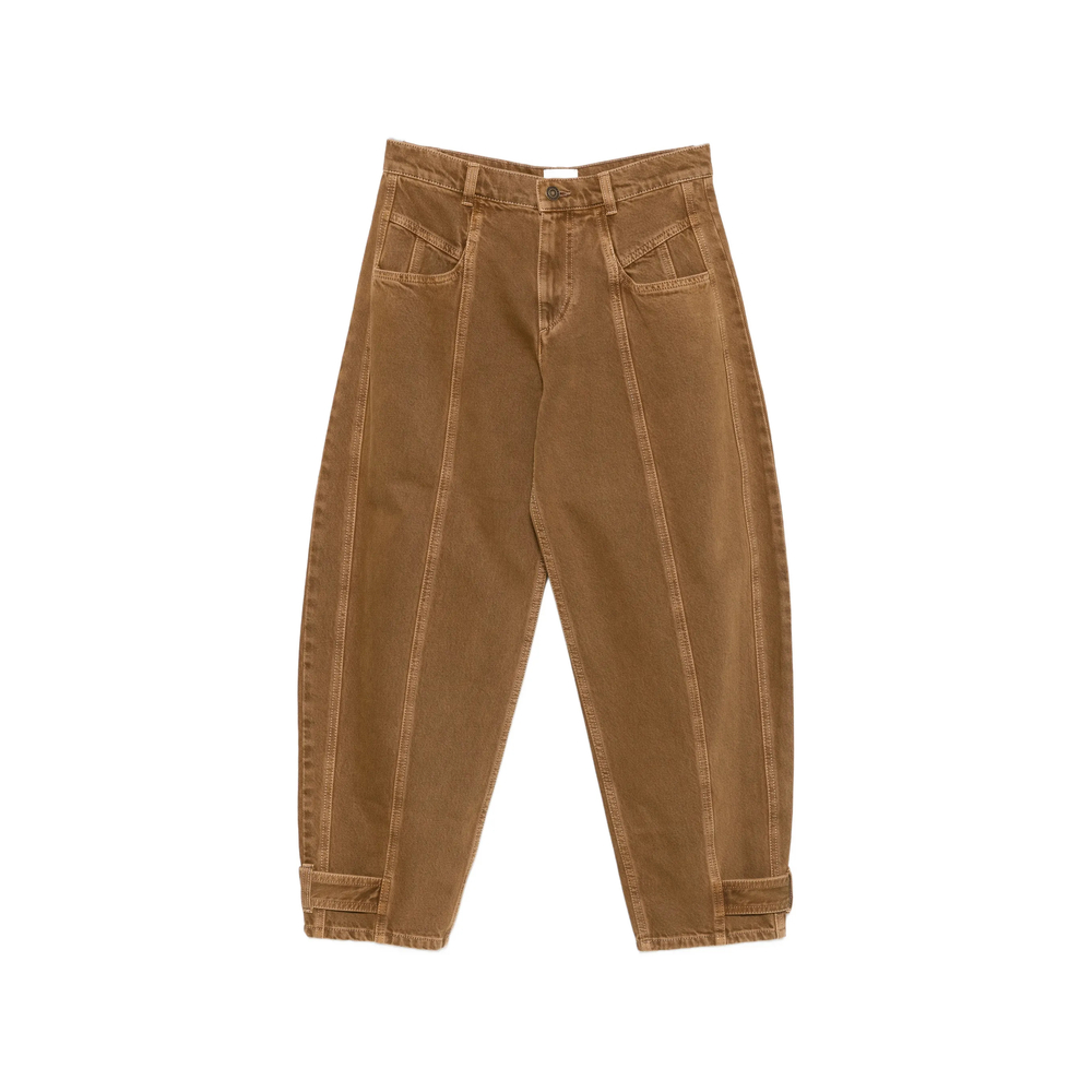 Isabel Marant Leja Seam-detail Tapered Jeans