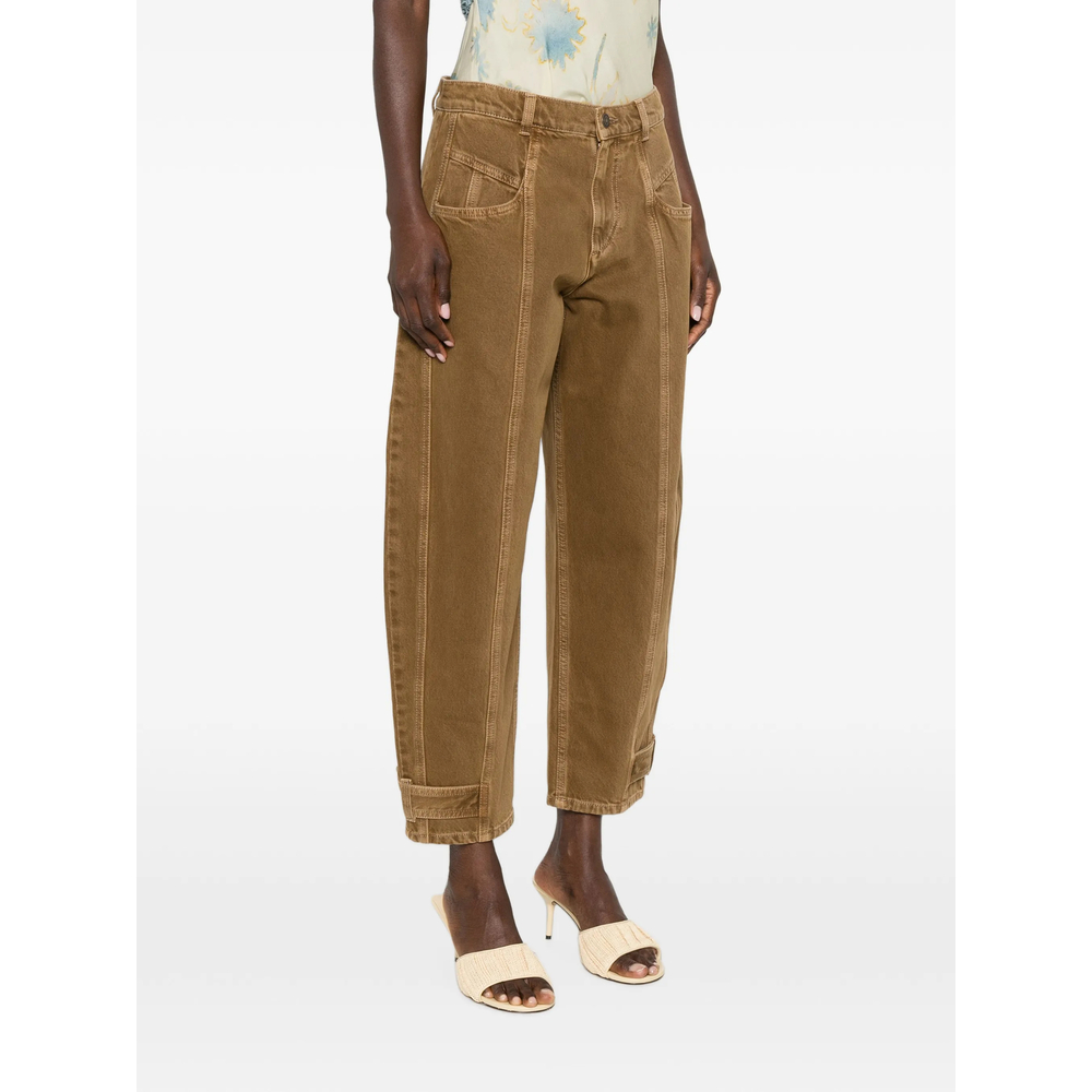 Leja Seam-Detail Tapered Jeans