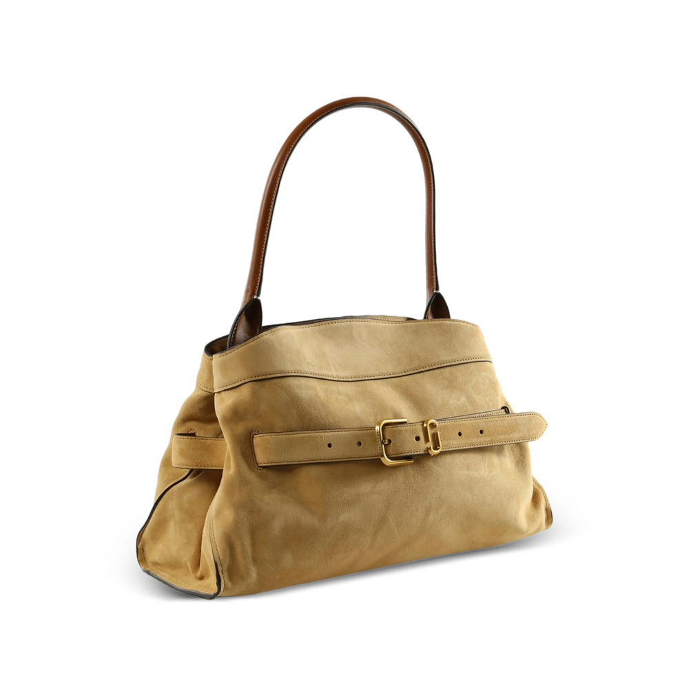 Suede Dakota Satchel Bag
