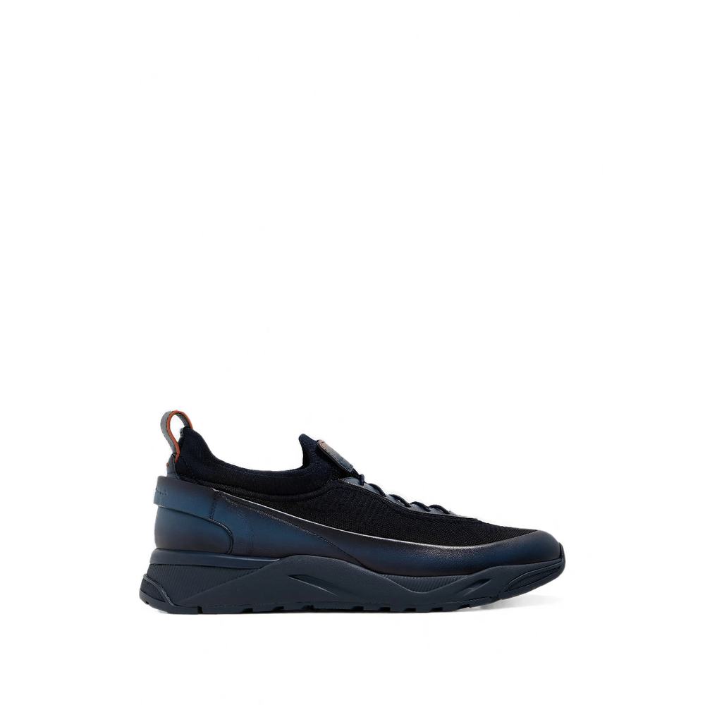 Santoni Low-top Panelled Sneakers