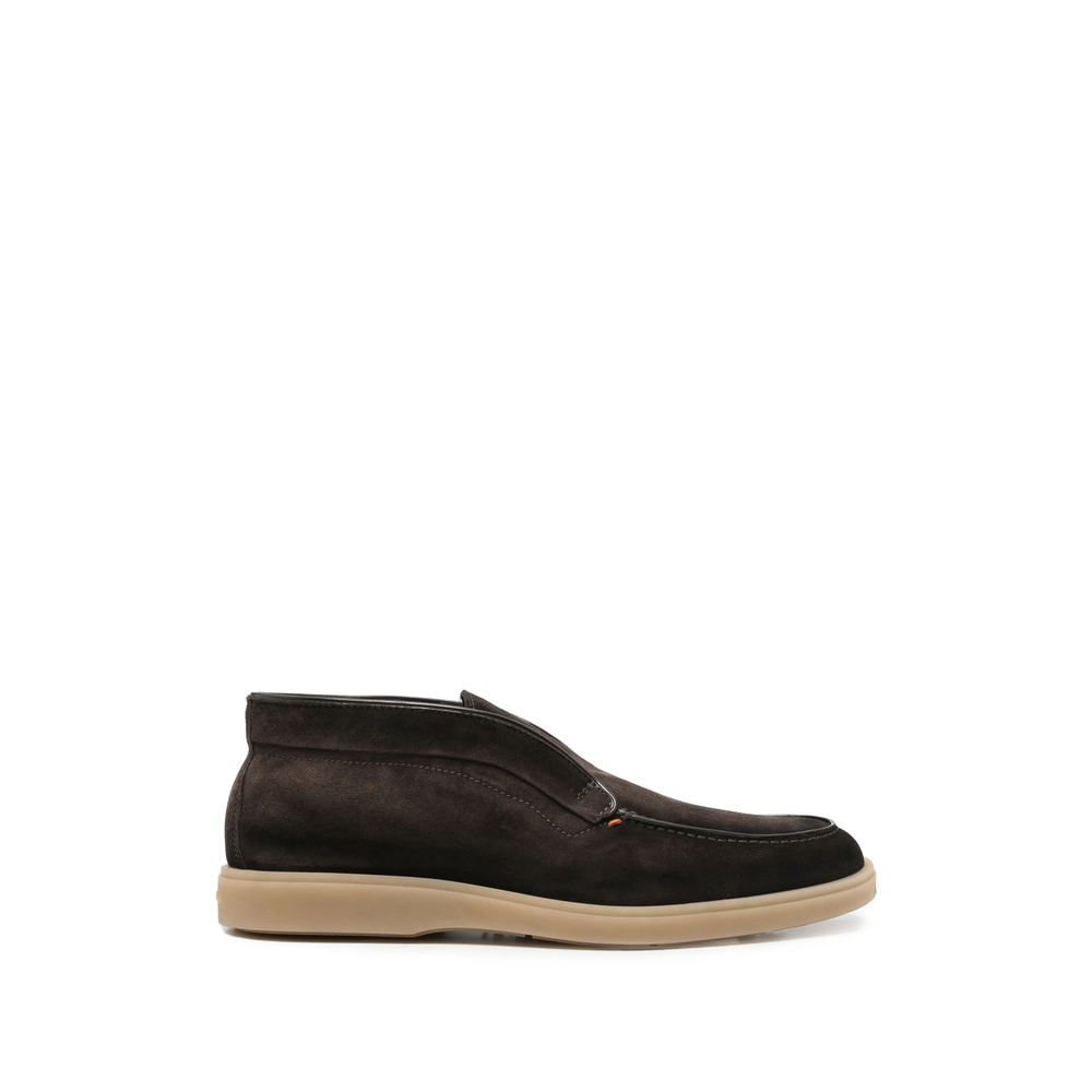 Santoni Suede Slip-on Desert Boots