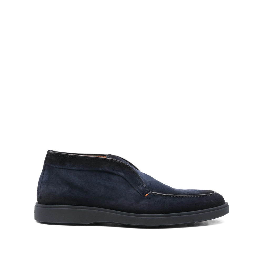 Santoni Suede Loafers