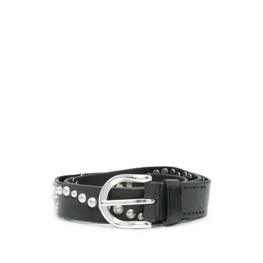Our Legacy Star Fall Studded Leather Belt