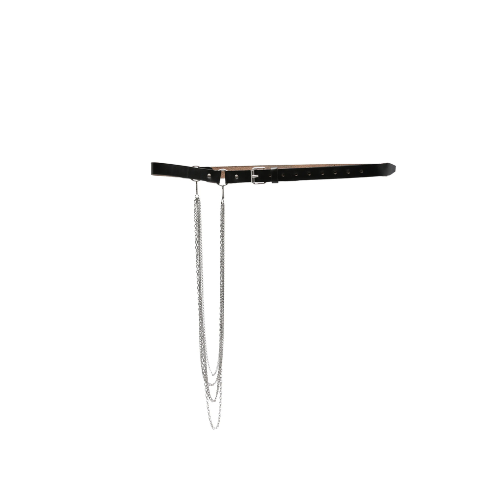 Our Legacy Chain-link Leather Belt
