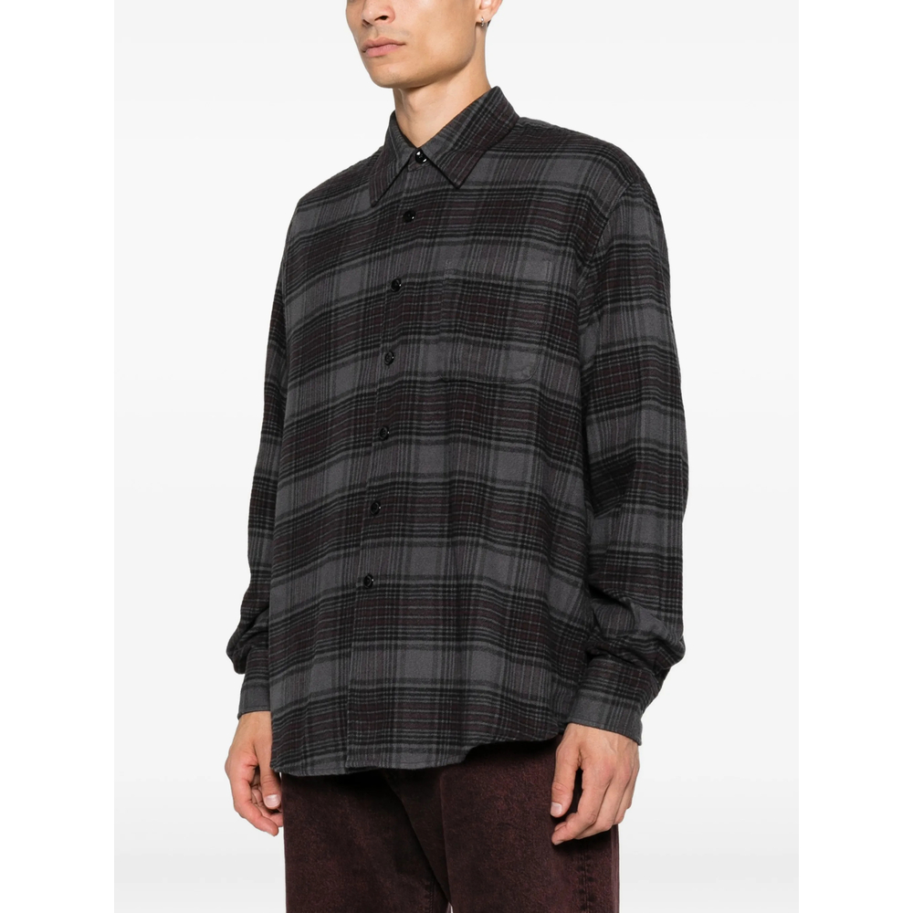 Above Check-Pattern Shirt
