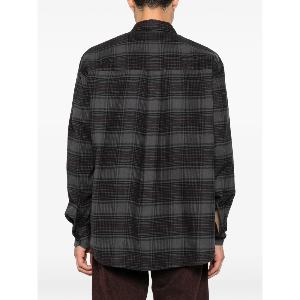 Above Check-Pattern Shirt