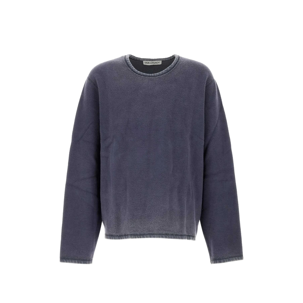 Our Legacy Fleece-texture Long-sleeve Sweatshirt