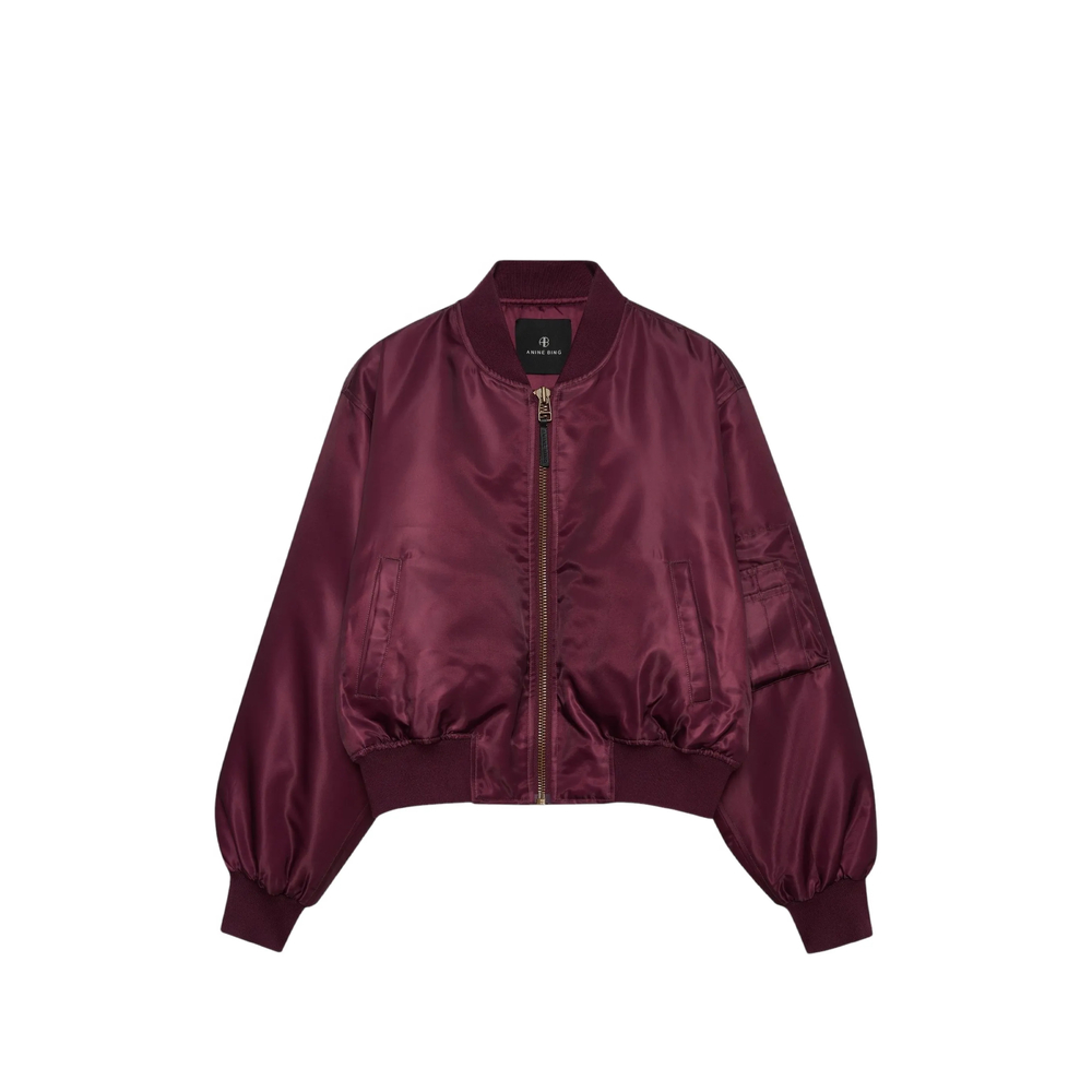 Anine Bing Leon Zip-up Bomber Jacket