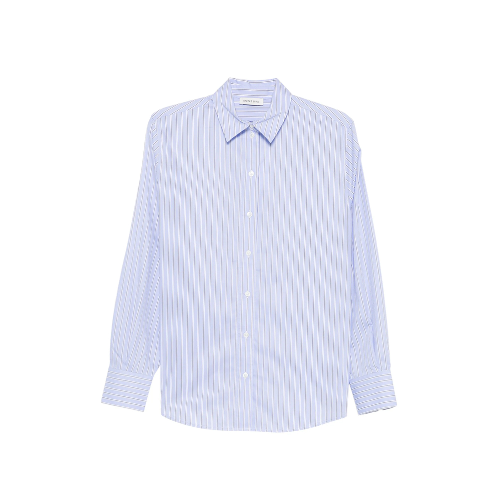 Anine Bing Striped Long-sleeve Shirt