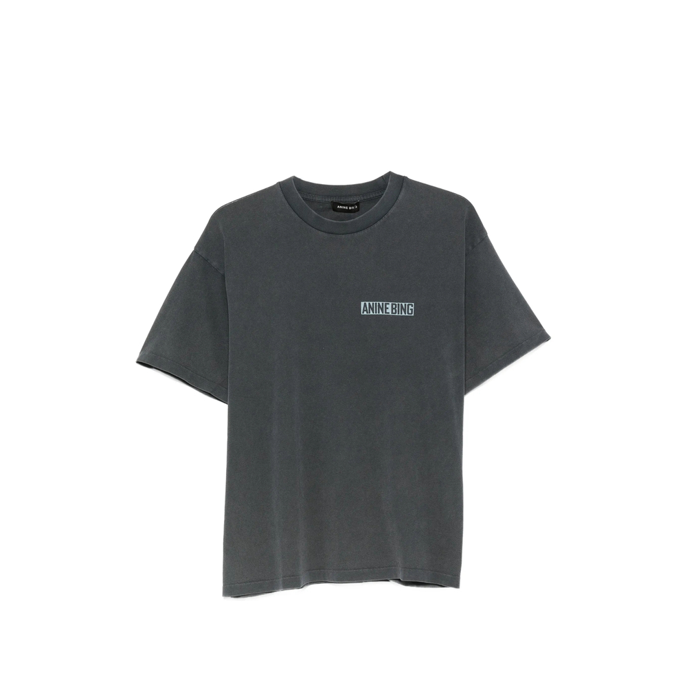 Anine Bing Cade Logo-print Cotton T-shirt