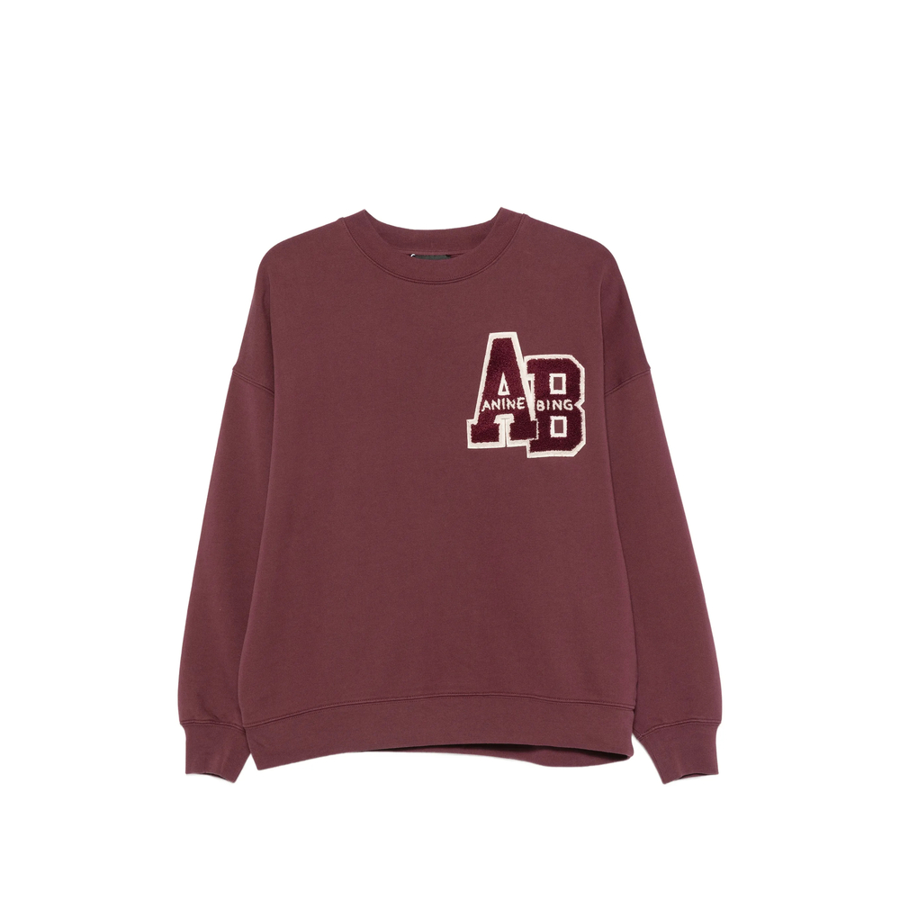 Anine Bing Miles Logo-patch Sweatshirt
