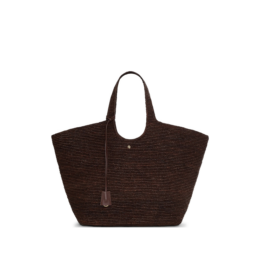 Anine Bing Lili Woven Raffia Tote Bag