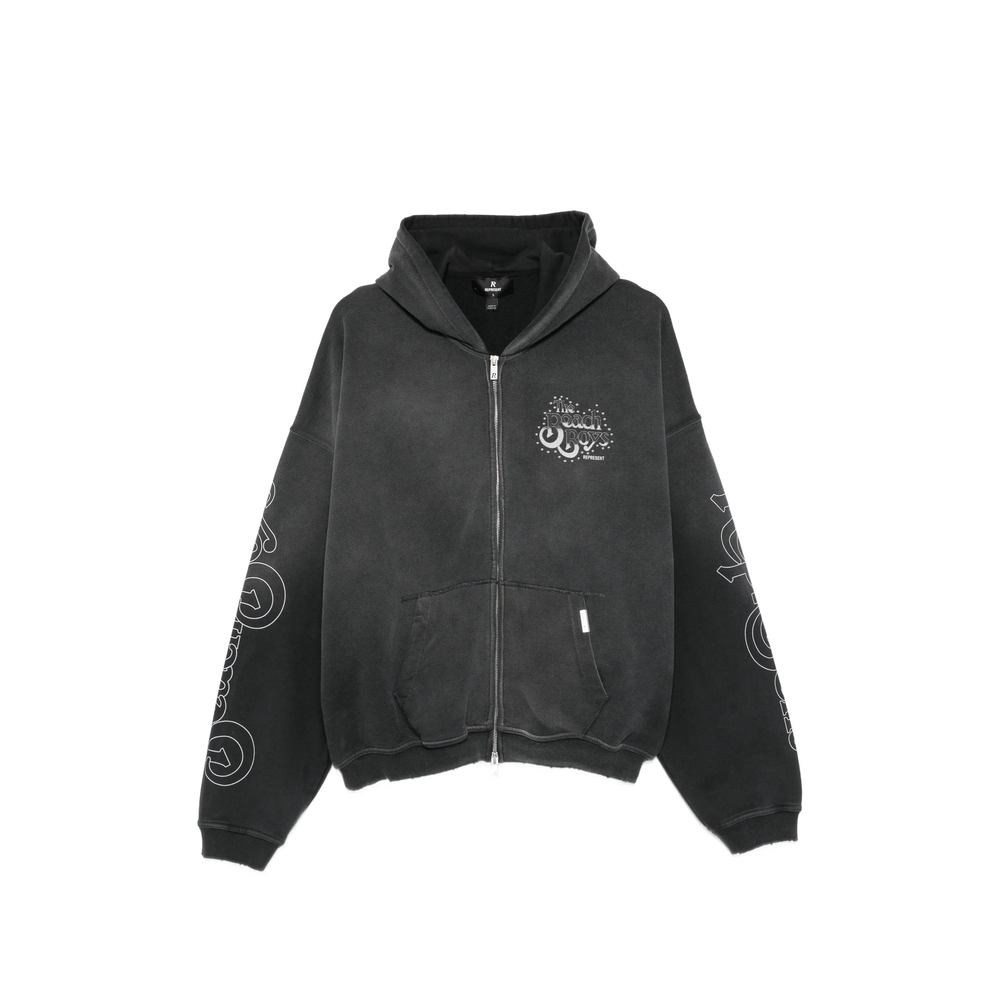 Represent Graphic-print Studded Hoodie