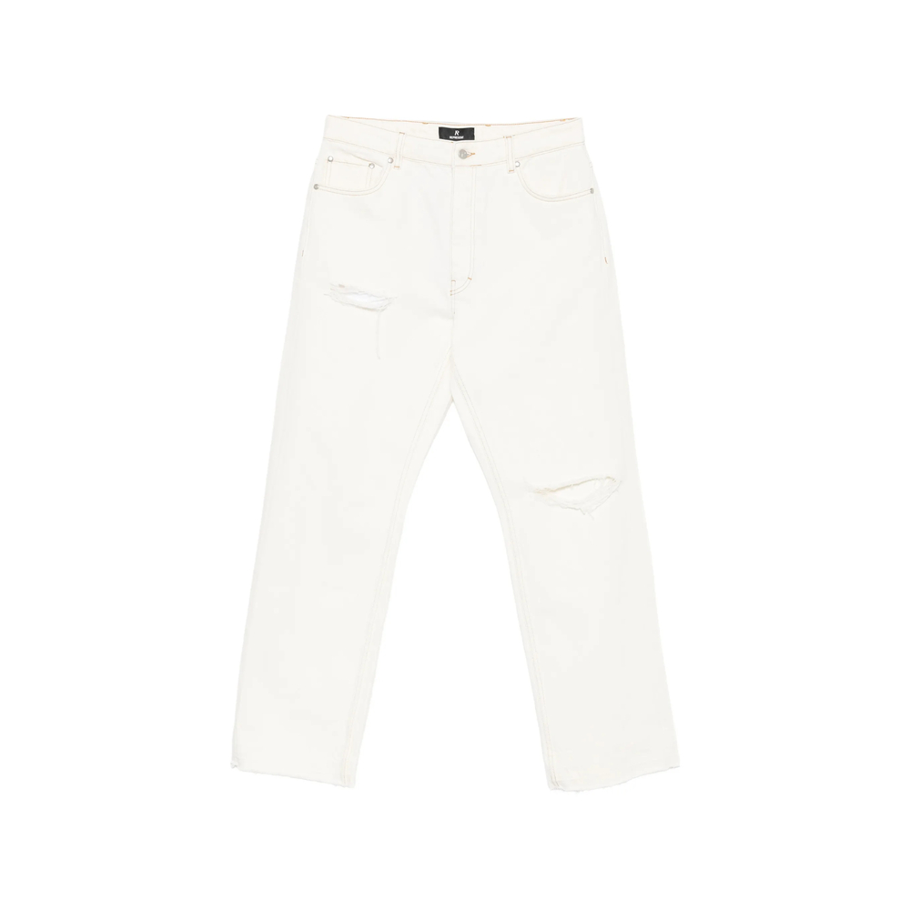 Represent Heaton Distressed Straight-leg Jeans
