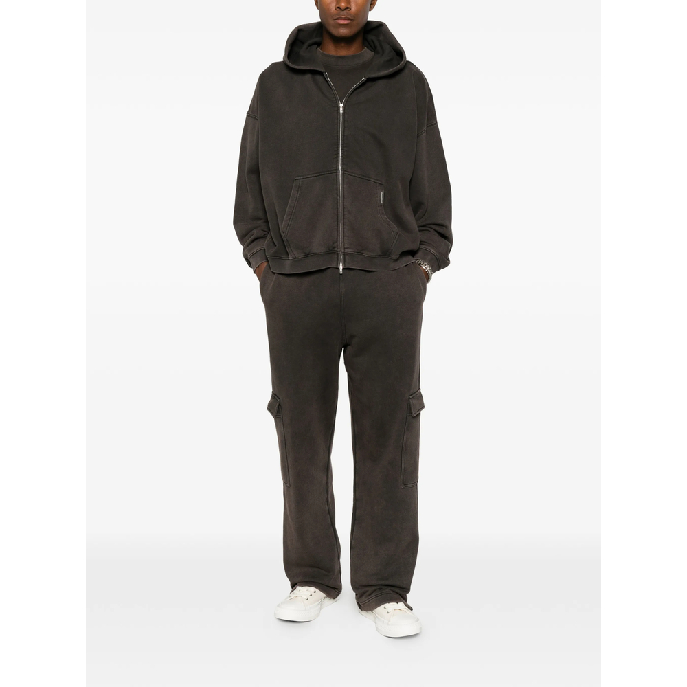 Initial Zip-Up Cotton Hoodie