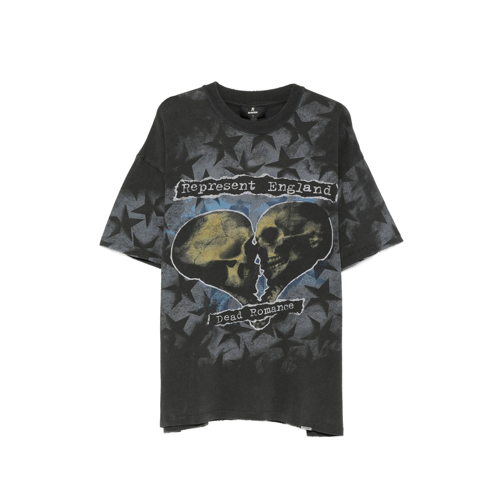Represent Romance Graphic-print Star-pattern Cotton T-shirt