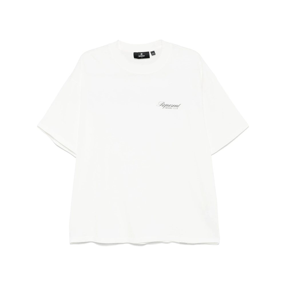 Owners Club Script Logo-Print T-Shirt