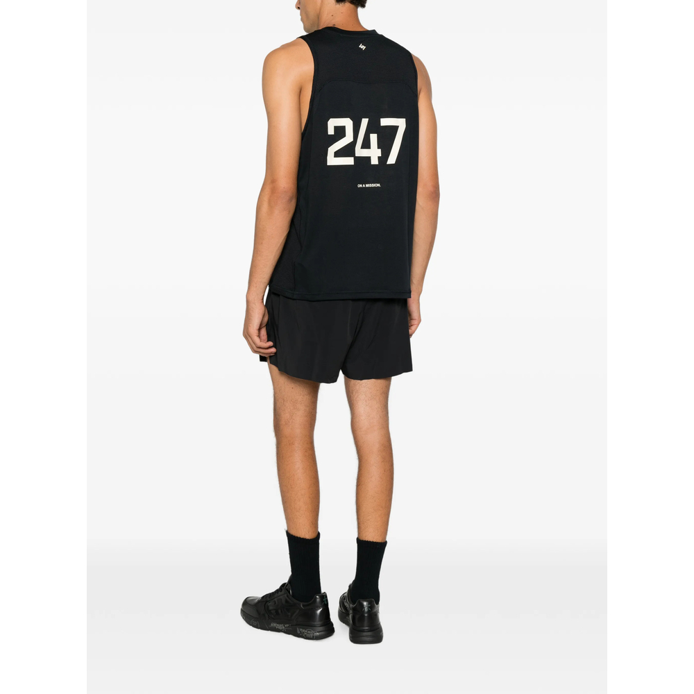 247 Mesh-Panel Tank Top