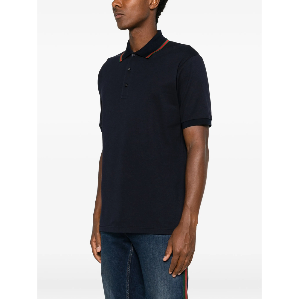 Cotton Jersey Piquet Polo Shirt
