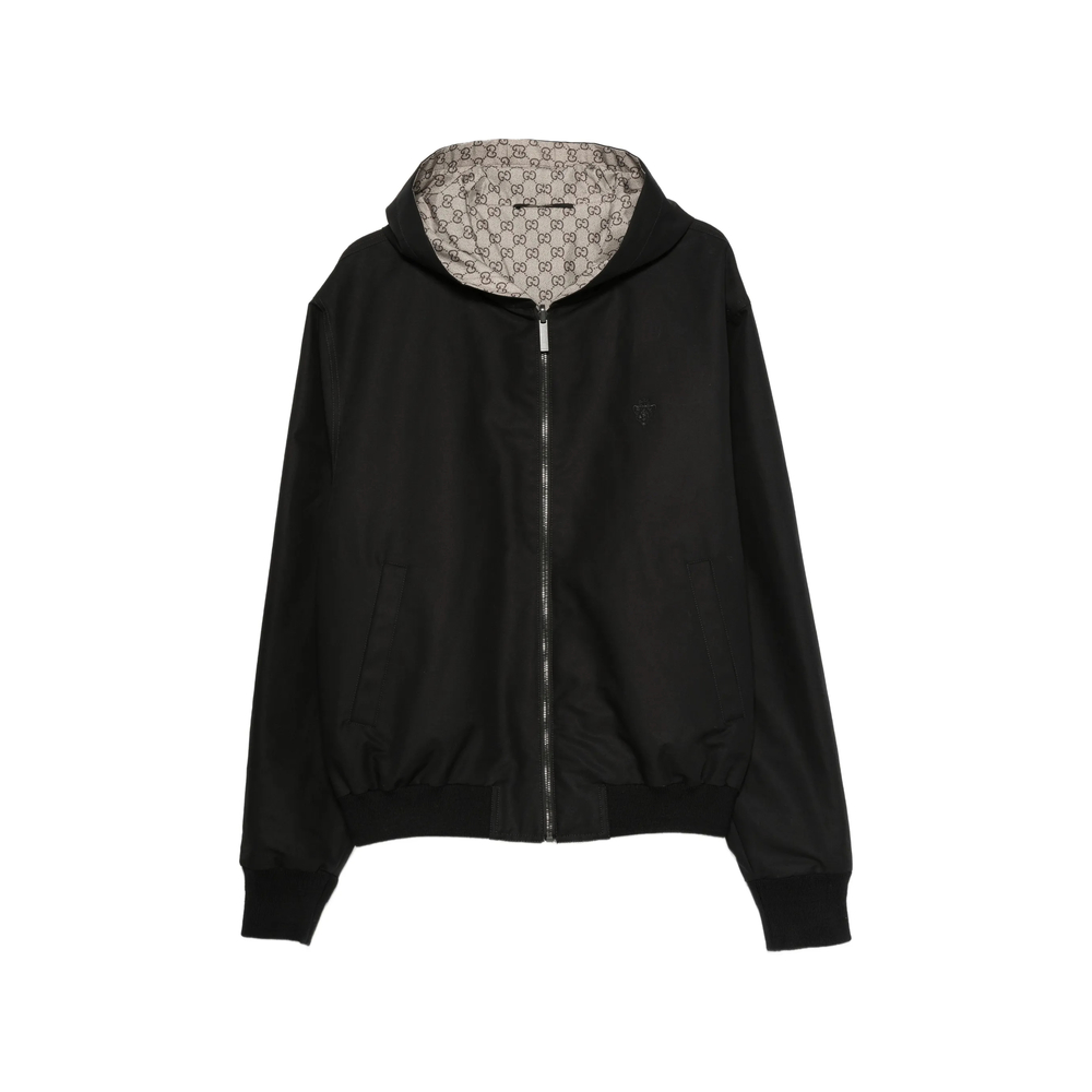 Gucci Reversible Cotton Canvas Zip Jacket