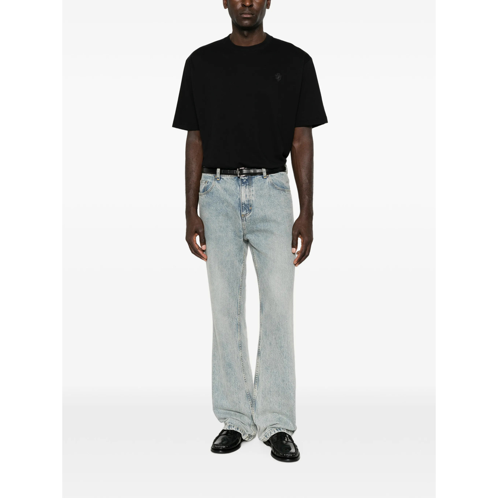 Crest-Embroidered T-Shirt
