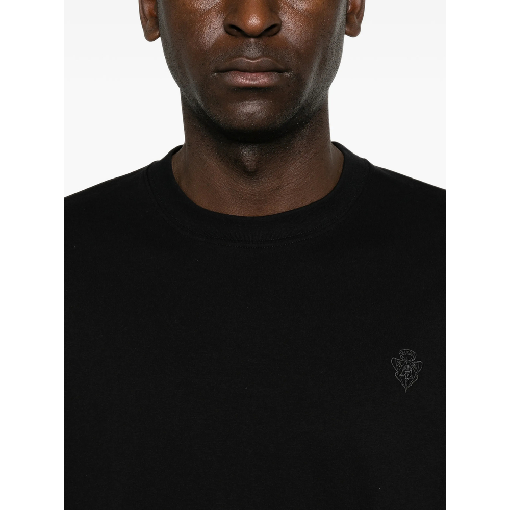 Crest-Embroidered T-Shirt