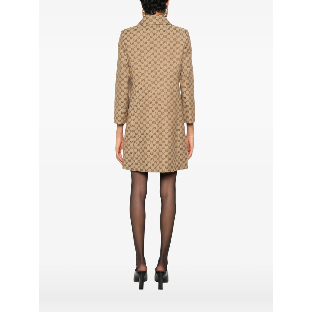 GG Cotton Canvas Coat
