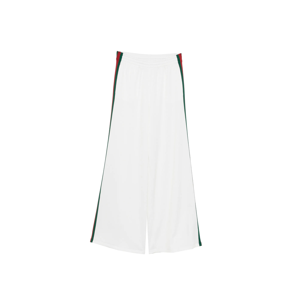 Gucci Rib Cotton Jersey Leisure Trousers With Web