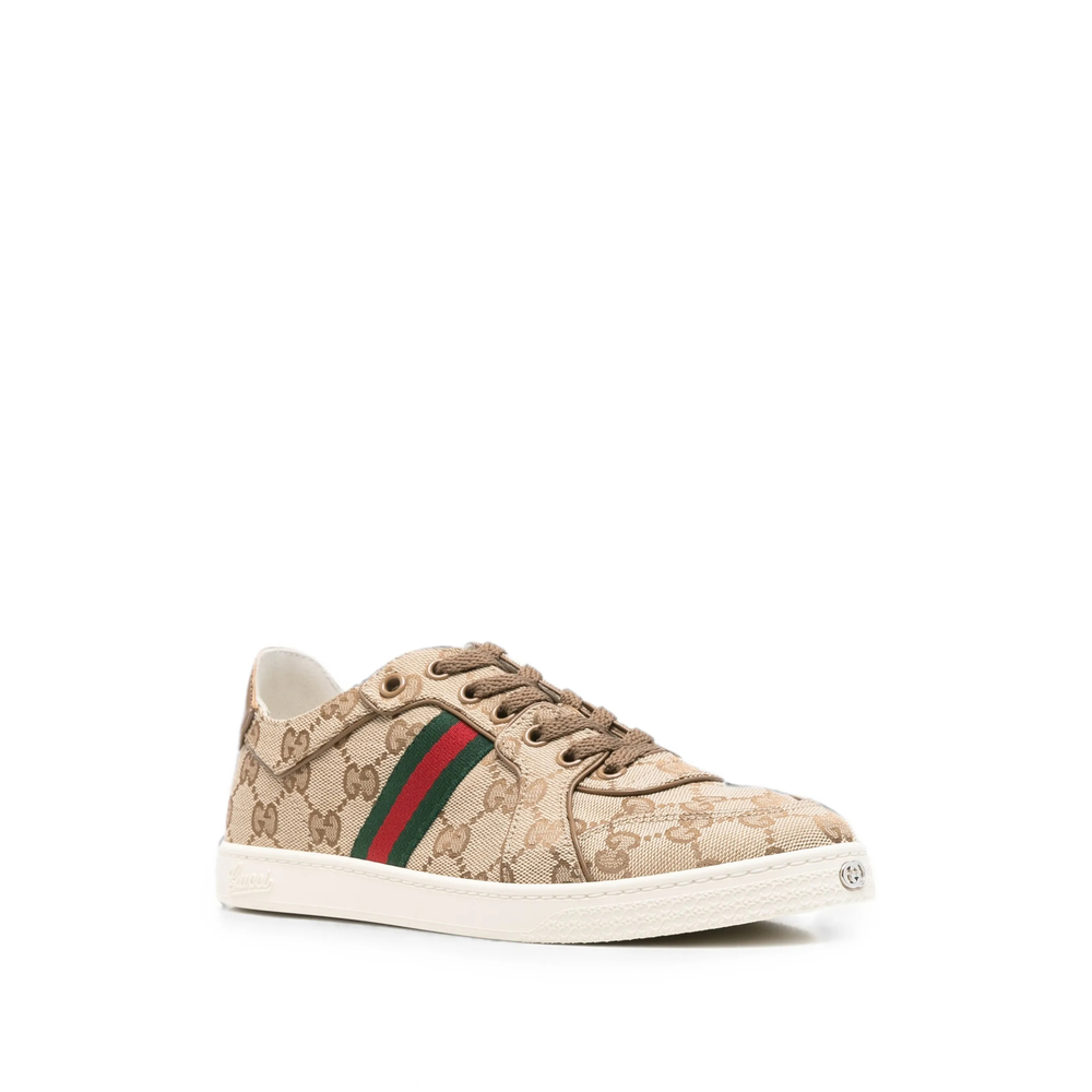 Stretch Interlocking G Web-Detail Sneakers