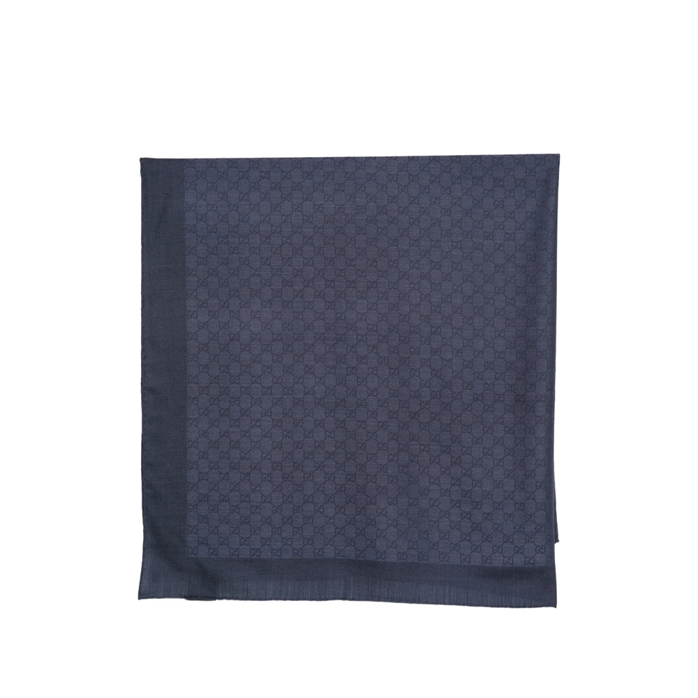 Gucci GG Supreme Patterned Wool Scarf