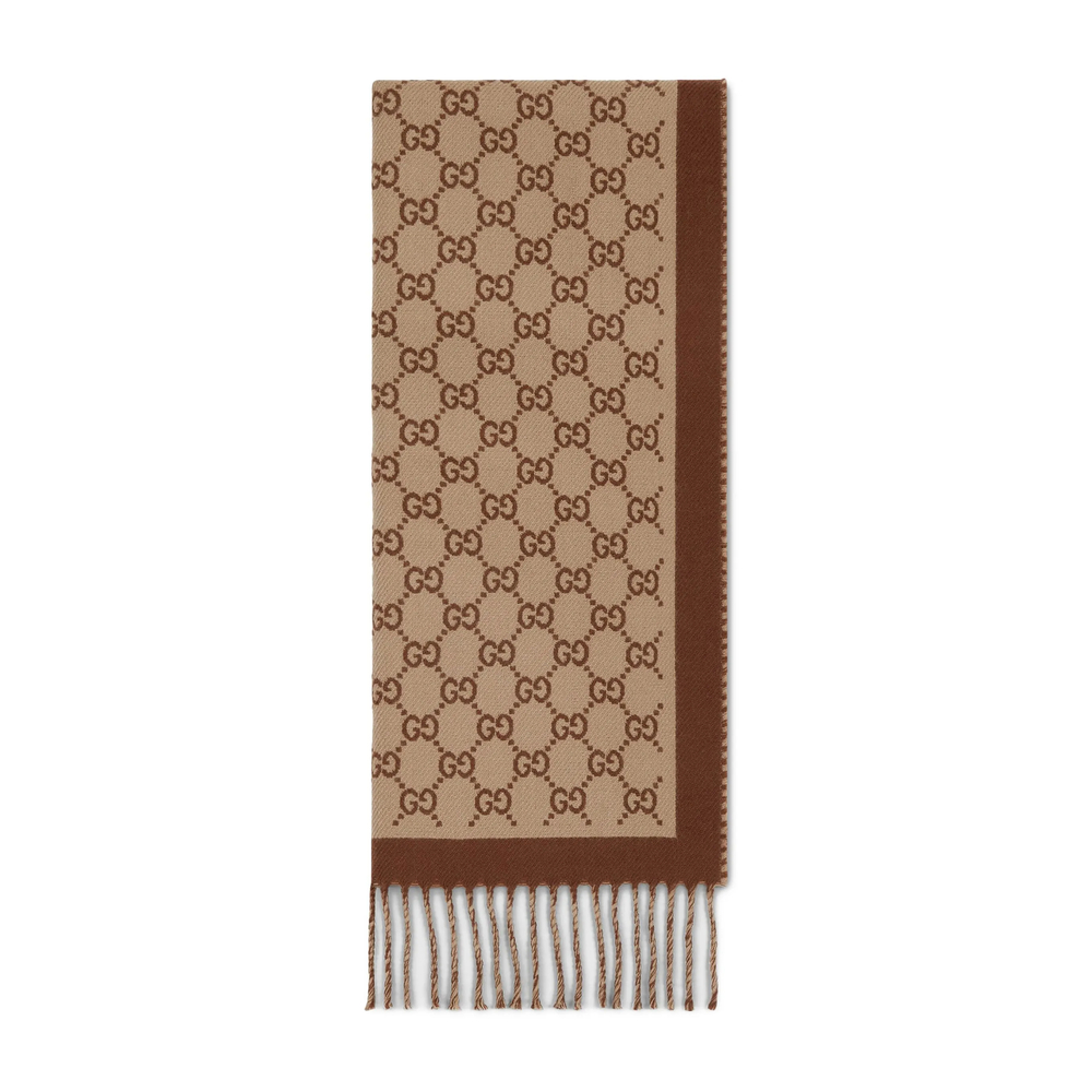 Gucci GG-pattern Wool Scarf