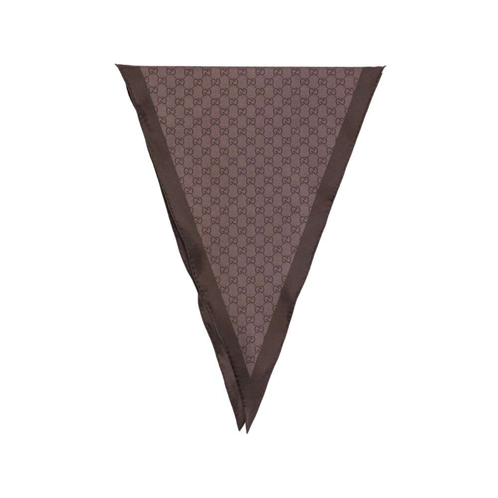 Gucci GG Patterned Silk Scarf