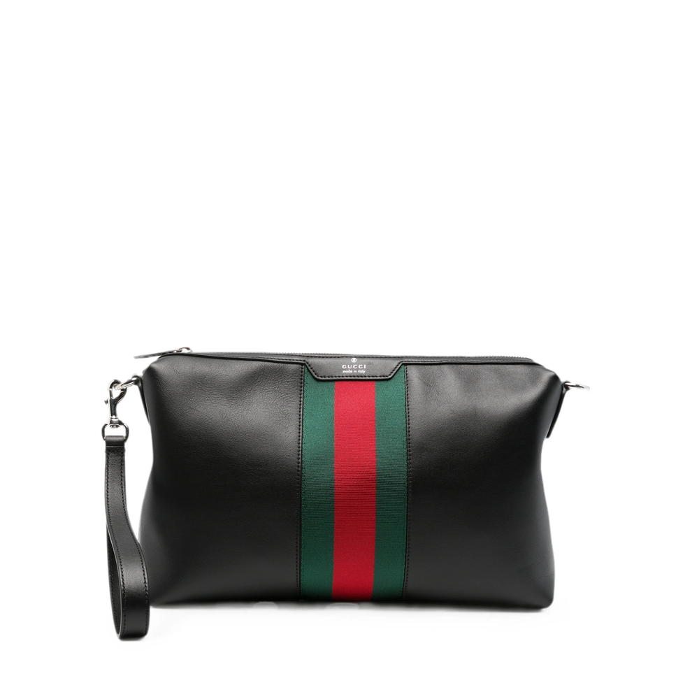 Gucci Leather Messenger Bag