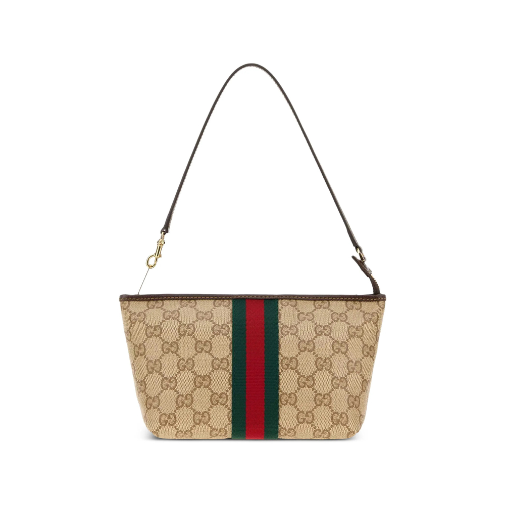 Gucci Small Pouch With Strap And Web