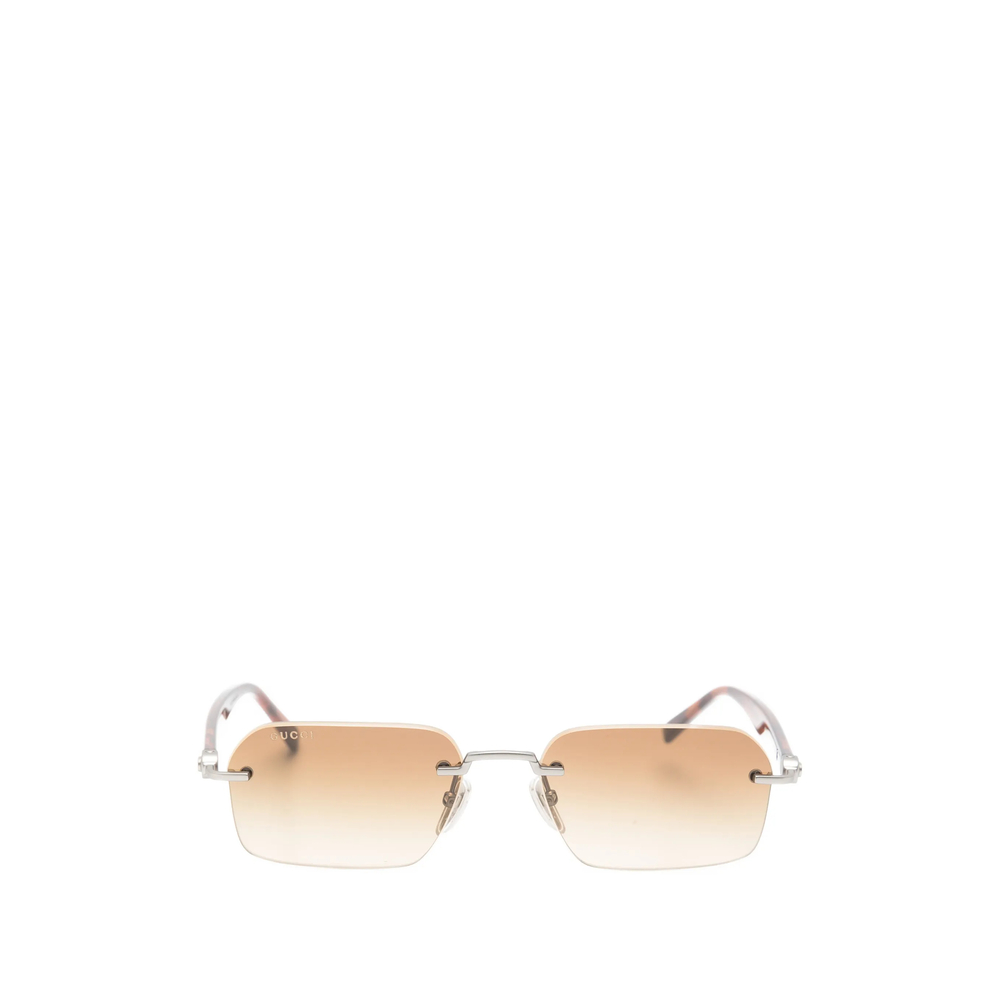 Gucci Rimless Rectangle-frame Sunglasses