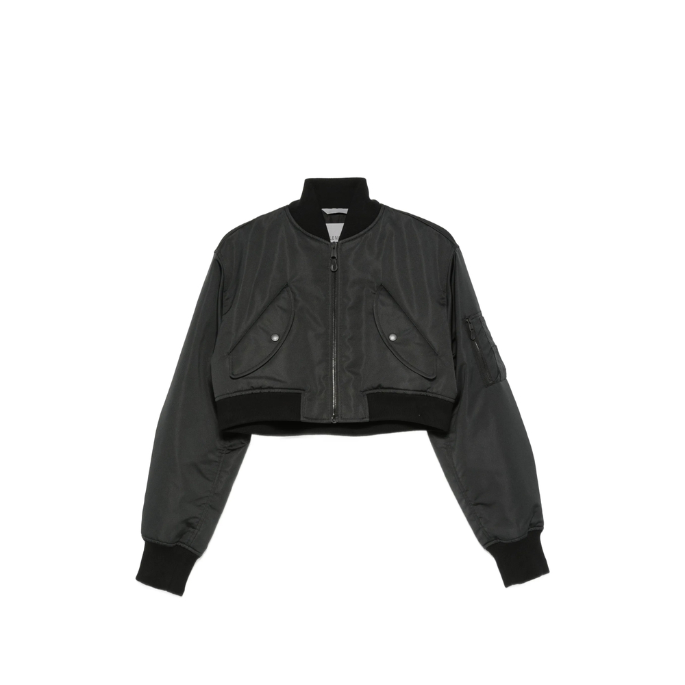 Balenciaga Cropped Bomber Jacket