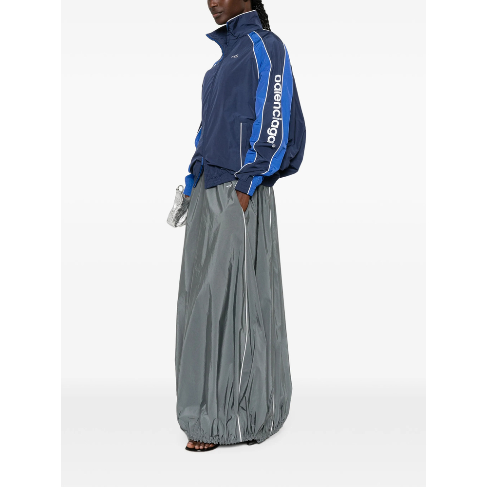 Logo-Print Panelled Jacket
