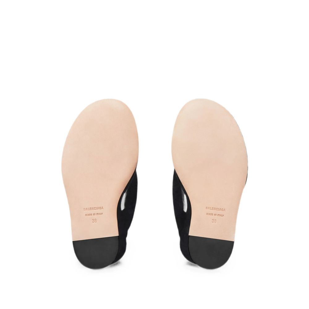 Balenciaga Velvet Wedge Sandals