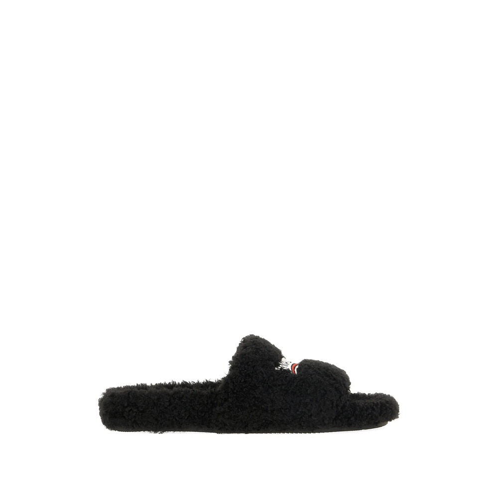 Balenciaga Furry Open Slides