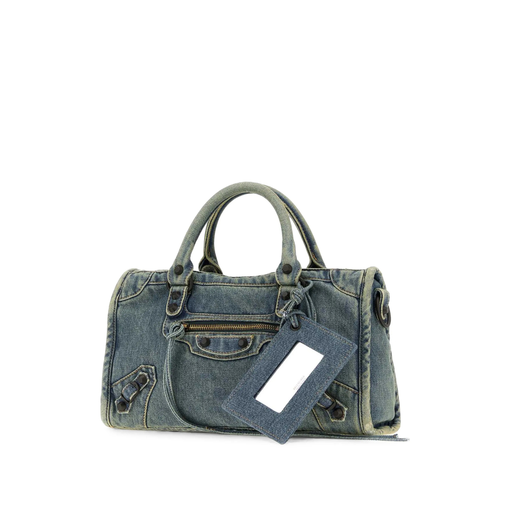 Small Le City Denim Tote Bag