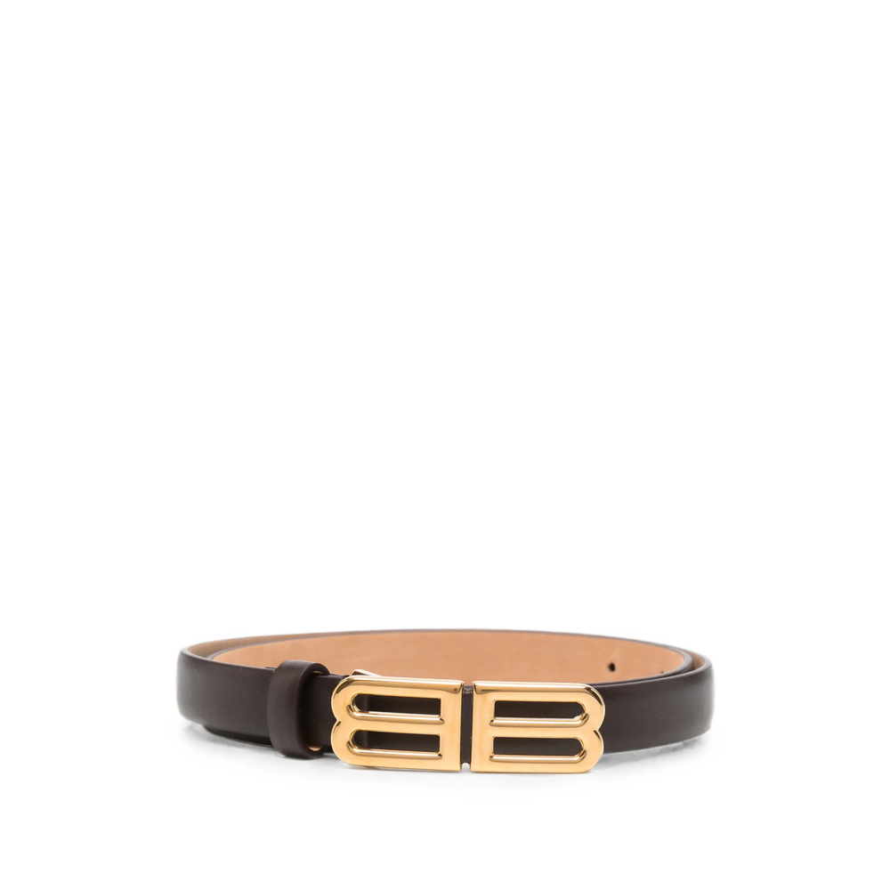 Balenciaga Bolero BB Belt In Moka